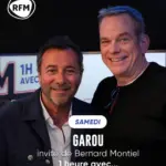Garou se confie au micro de Bernard Montiel sur RFM