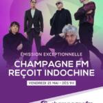 Indochine s’invite sur Champagne FM pour une émission événement ce vendredi