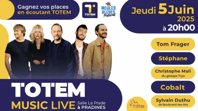 TOTEM Music Live : une nouvelle vague d&acirc;&Atilde;&copy;motions &Atilde;&nbsp; Pradines