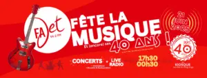 FajetÂ : 7â€¯heures de live pour souffler 40â€¯bougies le soir de la FÃªte de la Musique