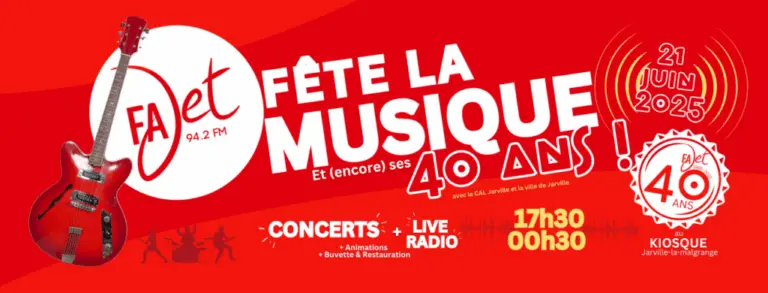 Fajet&Acirc;&nbsp;: 7&acirc;&macr;heures de live pour souffler 40&acirc;&macr;bougies le soir de la F&Atilde;&ordf;te de la Musique