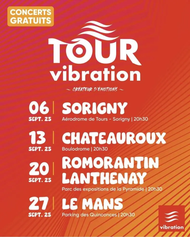 Le Tour Vibration revient en fanfare en septembre