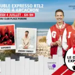 Le Double Expresso RTL2 sâ€™invite sur la plage dâ€™Arcachon