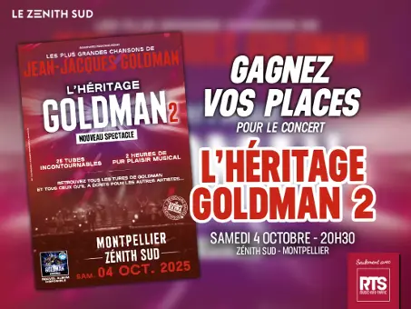 Chantez Goldman au ZÃ©nith avec lâ€™HÃ©ritage : RTS cherche une voix du Sud