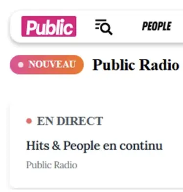 Public lance sa web-radio : hits et scoops non-stop