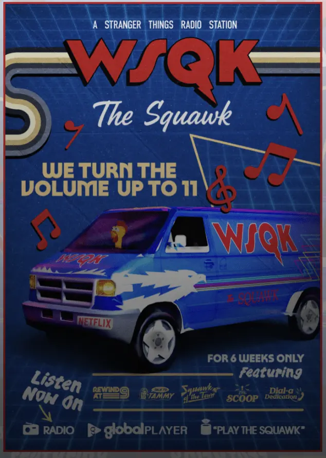 WSQK, la fausse-vraie radio de Stranger Things