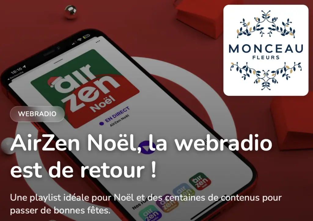 AirZen Noël : la webradio festive qui va illuminer vos fêtes
