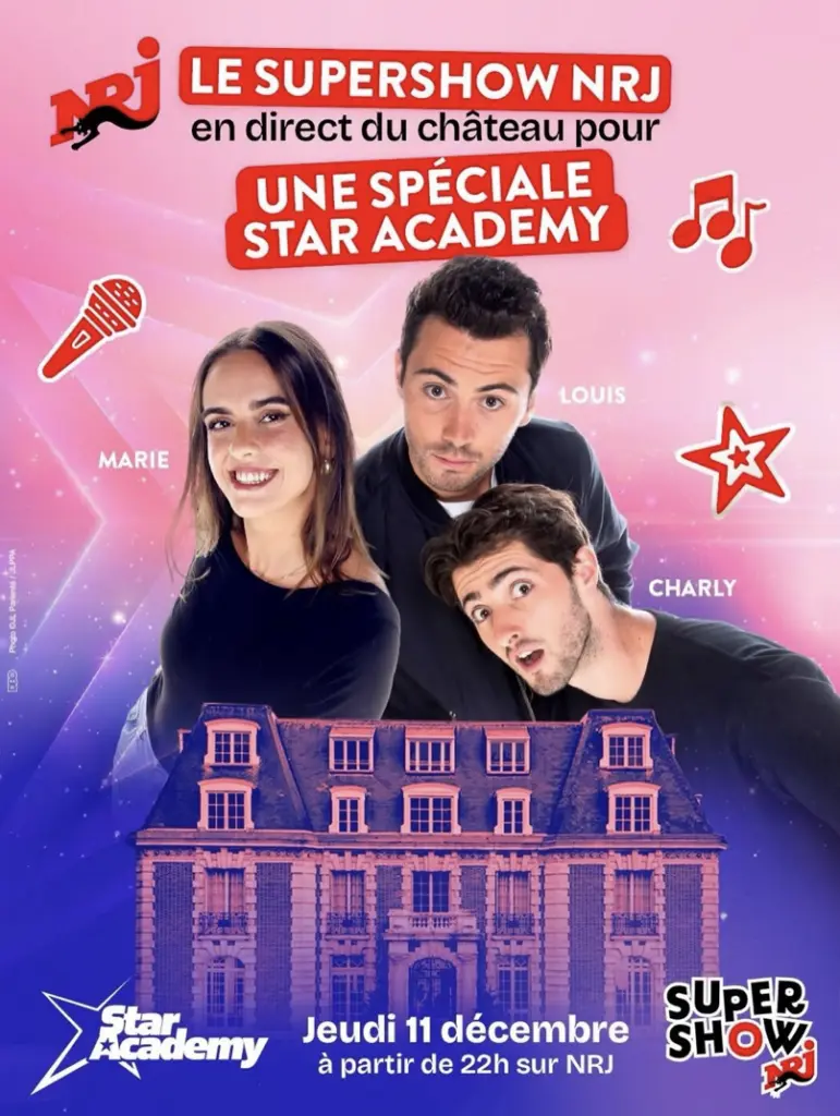 NRJ sâ€™invite au chÃ¢teau de la Star Academy