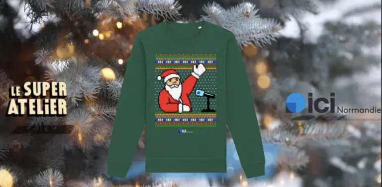 Le sweat de No&Atilde;&laquo;l 100% local &Atilde;&nbsp; gagner sur ICI Normandie