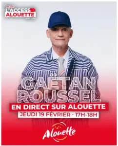 Gaëtan Roussel en live sur Alouette