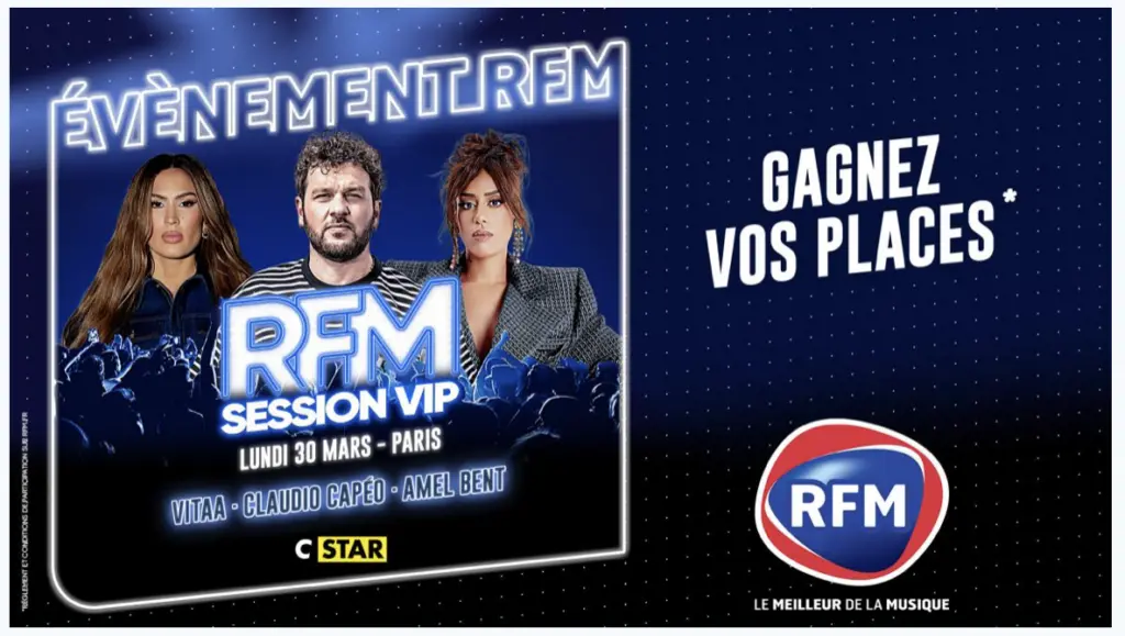 RFM : une session VIP &Atilde;&nbsp; Paris
