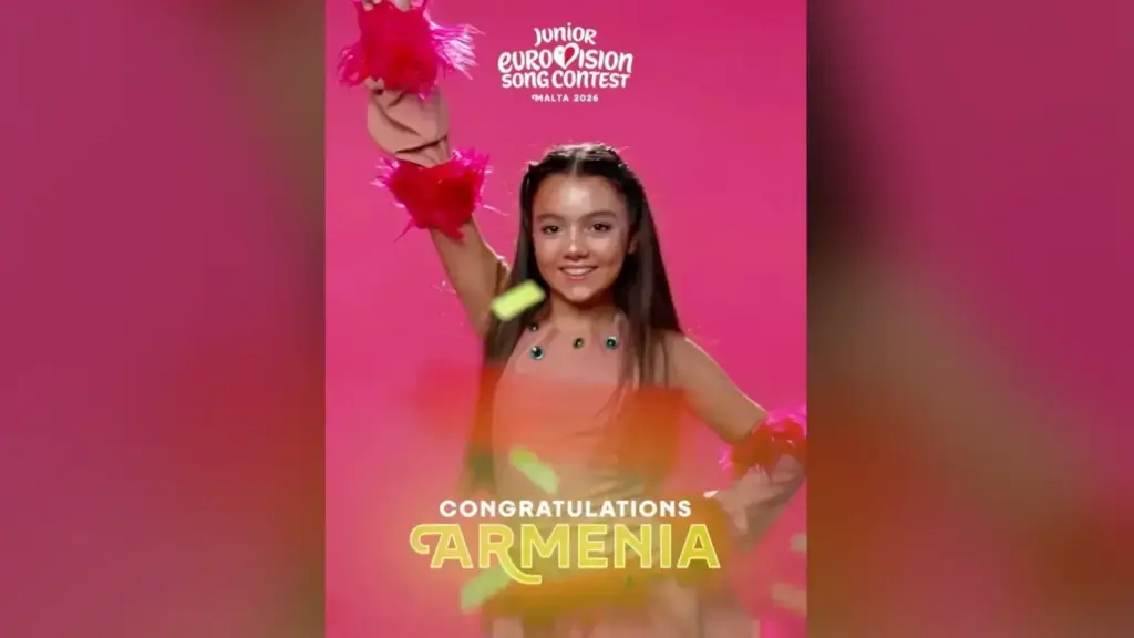 Eurovision Junior 2026 : L'Arm&eacute;nie triomphe avec Nar&eacute;, La France termine 3e