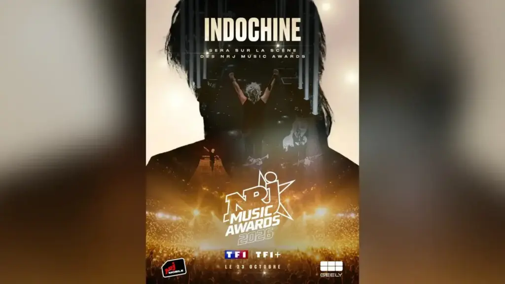 NRJ Music Awards 2026 : Indochine pr&eacute;sente son nouveau bassiste, Pierre Dubost