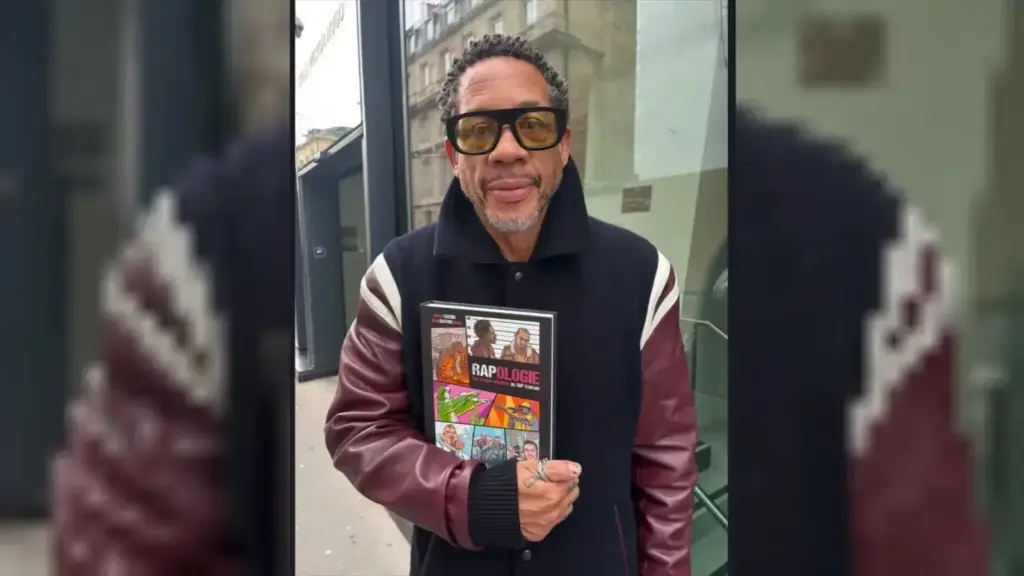 Joey Starr avec la BD "Rapologie"