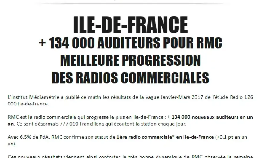CP - RMC, avril 2017