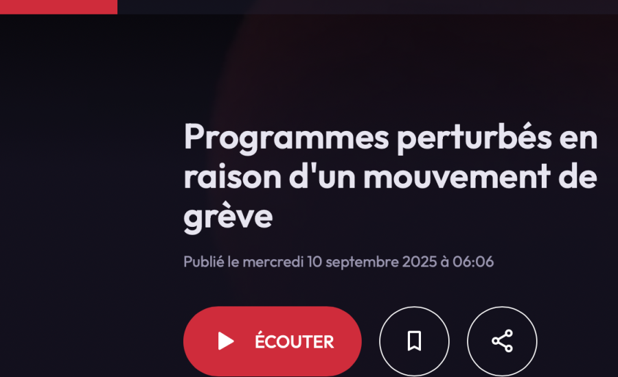 France Inter et Ici paralysées par une grève très suivie