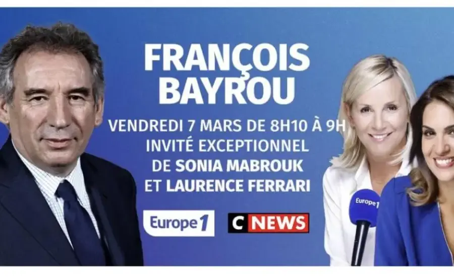 François Bayrou invité d’Europe 1 ce vendredi 7 mars à 8h10