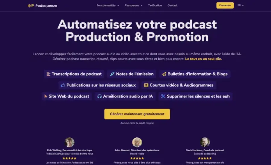 Podsqueeze lance un outil SEO gratuit pour aider les podcasteurs à gagner en visibilité