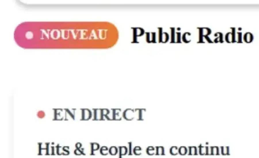 Public lance sa web-radio : hits et scoops non-stop