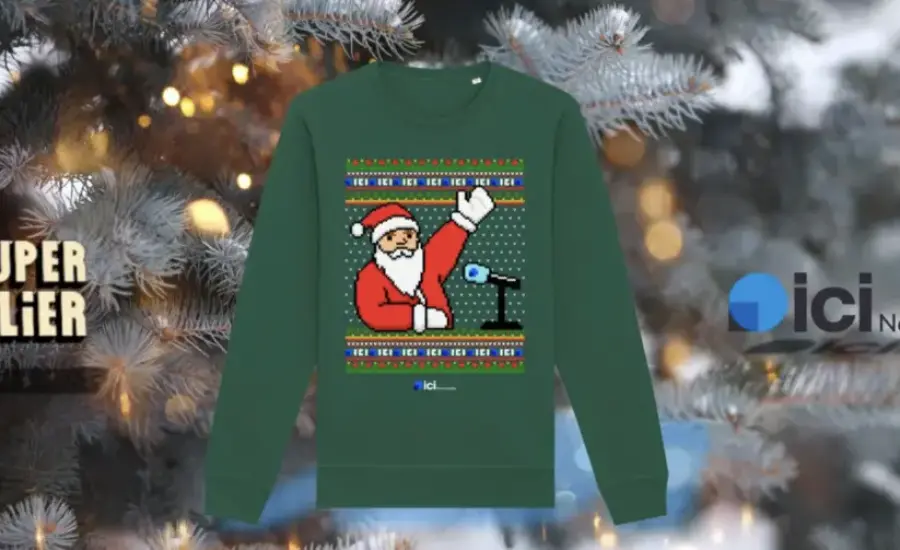 Le sweat de Noël 100% local à gagner sur ICI Normandie