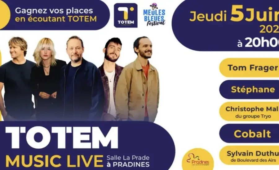 TOTEM Music Live : une nouvelle vague d’émotions à Pradines