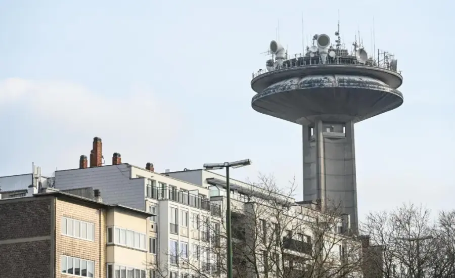 La Tour Reyers de la RTBF à Bruxelles en Belgique